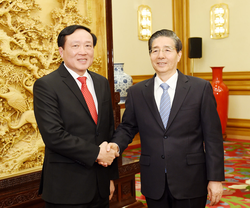 （媒体发稿，共一张）5月3日，中共中央政治局委员、中央政法委书记郭声琨在北京会见越南最高人民法院院长阮和平。  摄影  郝帆_副本.jpg