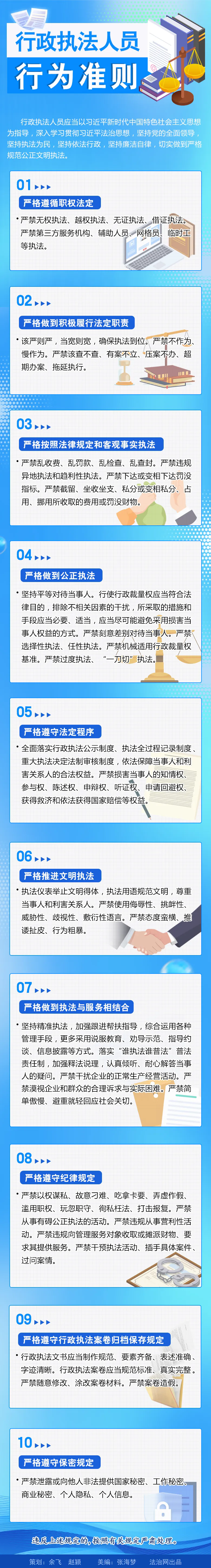 司法部发布十项《行政执法人员行为准则》(图1) 司法部发布十项《行政执法人员行为准则》(图1)