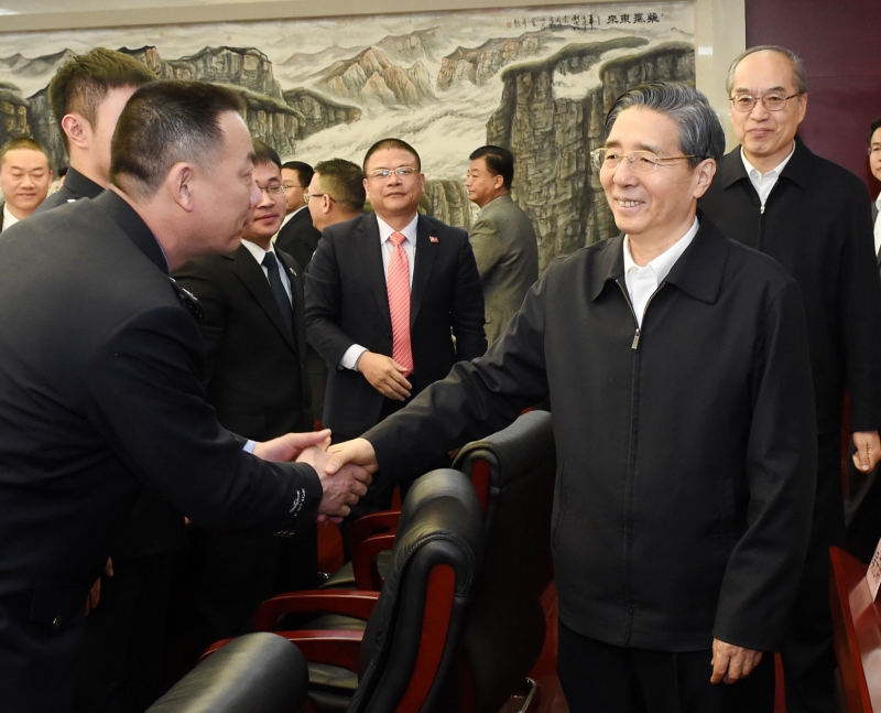 （媒体发稿，共一张）1月11日，“新时代最美法律服务人”代表座谈会在北京举行，中共中央政治局委员、中央政法委书记郭声琨出席并讲话。_副本.jpg